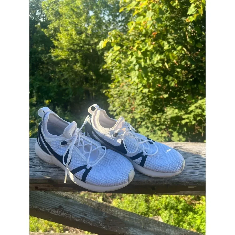 Nike DUEL RACER GS 'WHITE BLACK' Sz 6 Youth 921479-101
